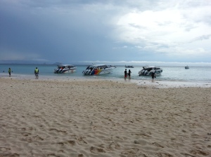 Bamboo island beach. Looks nice? well, don't be deceived