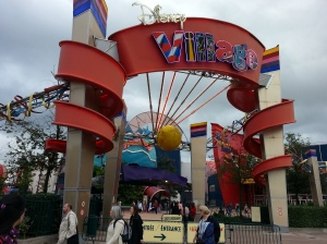 Disney Village. This is not the entrance.
