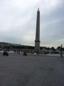 Luxor obelisk from a distance
