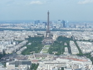 Eiffel Tower in a distance